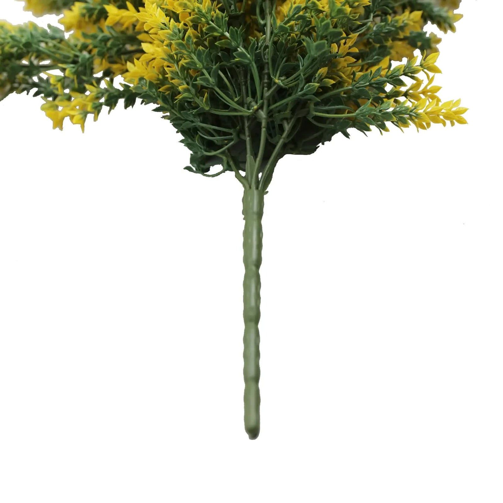 Artificial Hanging Yellow and Green Willow Leaf Garland Bush UV Resistant and Fire Rated 20cm x 76cm