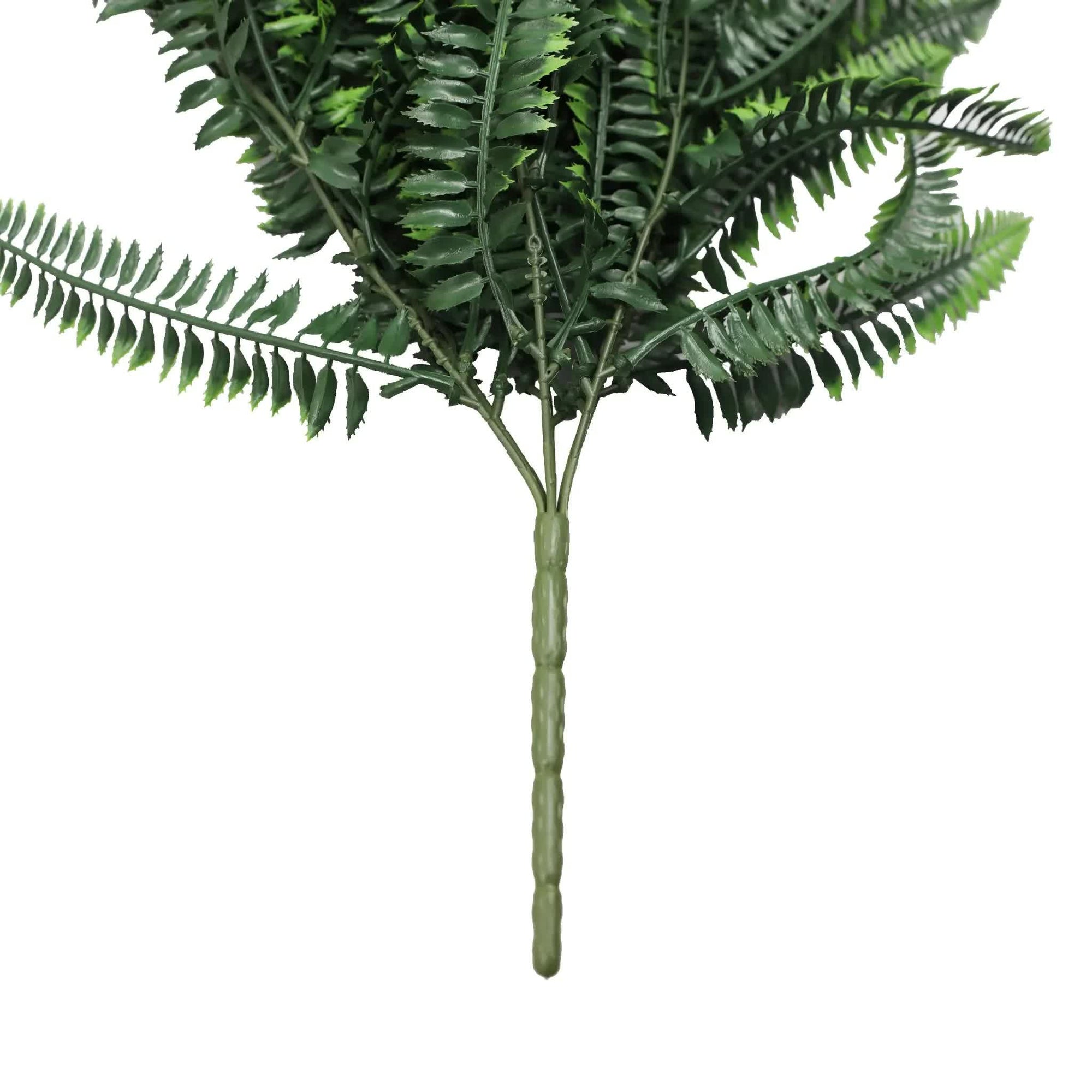 Artificial Hanging Dense Boston Fern Garland Bush UV Resistant and Fire Rated 27cm x 84cm