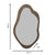 Mid-Century Asymmetric Wall Mirror 54x90cm