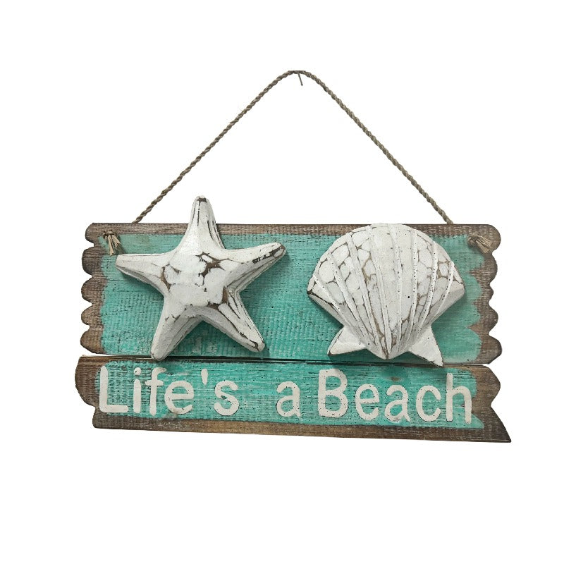 Handcrafted Life&#39;S Beach Shells Wall Art 23cm