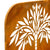 Set 2 Nested Rust 'Tree' Wall/Floor Planters 50cm, 45cm