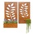 Set 2 Nested Floor/Wall 'Leaves' Planters 95cm, 80cm
