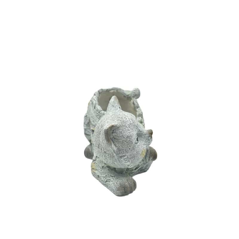 Winking Cat Planter w Hole + Plug 35cm