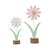 Set 2 Asst Pastel Flowers on Base Ornament 31cm