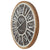 Distressed Grid Wall Clock 68x68cm