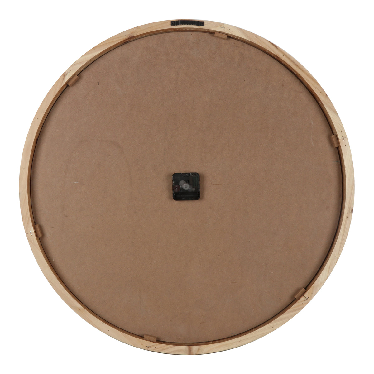 Distressed Grid Wall Clock 68x68cm