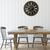 Vintage-Style 'Delcampe' Glass-Front Wall Clock 70cm