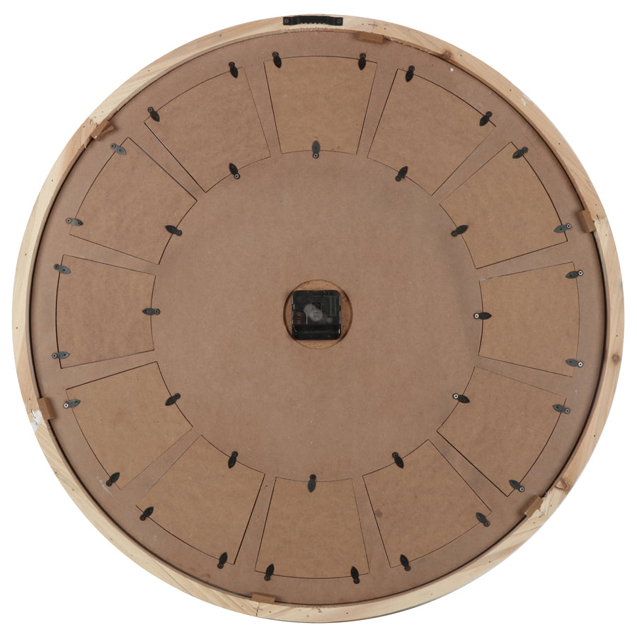 Distressed Photo Gallery Collage Wall Clock 70cm