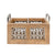 Handcrafted Mango Wood Cutlery / Storage Caddy Two Division 20cm