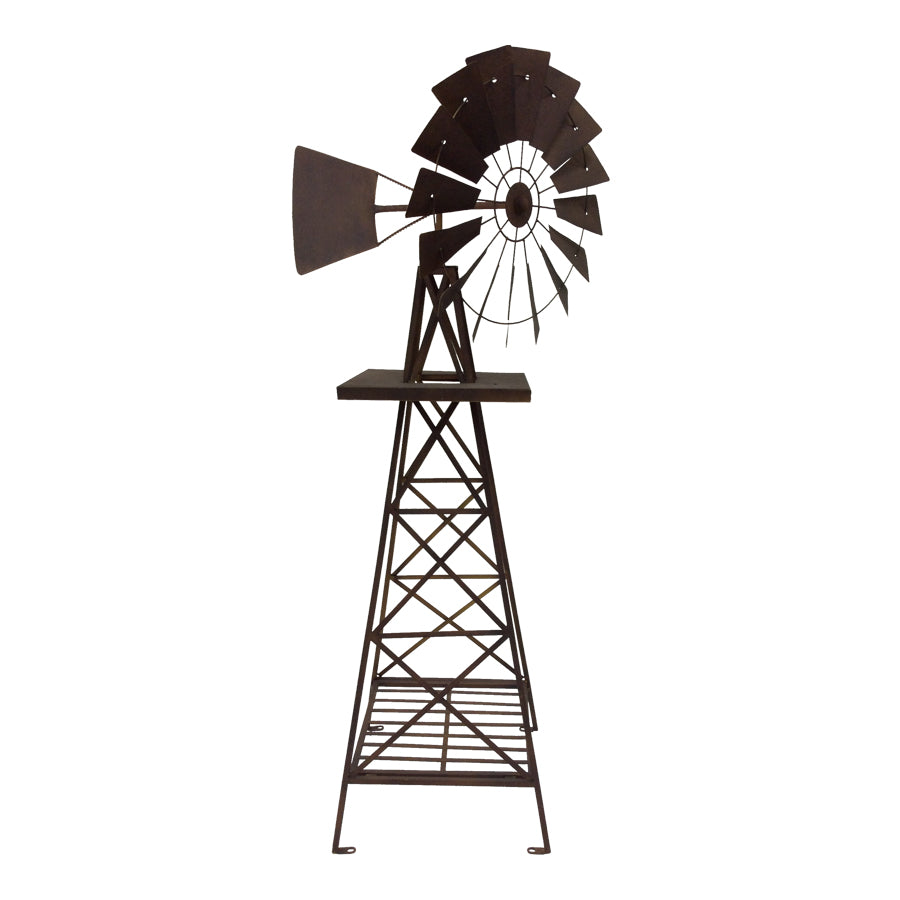 Xl Rust Windmill Ornament 160cm