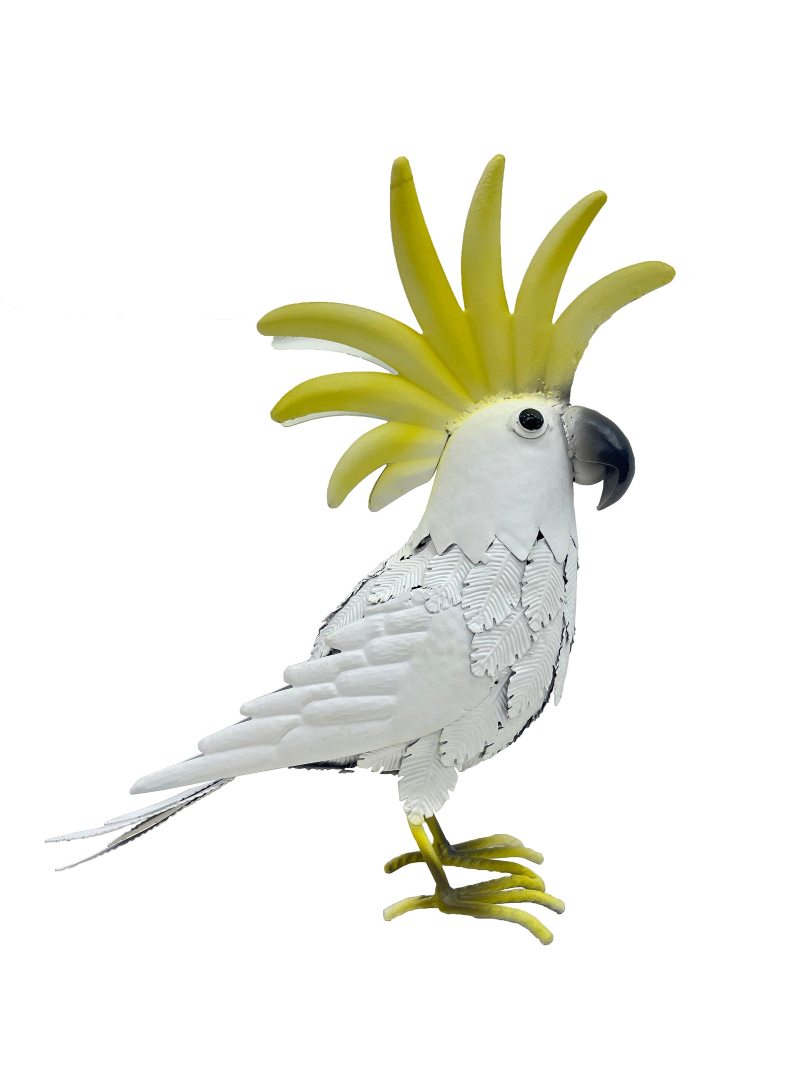Metal Cockatoo Ornament 34cm