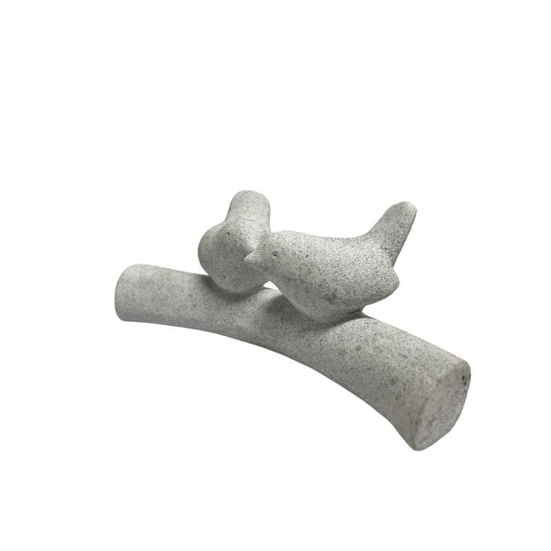 Contemporary 2 Birds On Branch Ornament 20cm