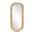 Hamptons Oval Weave Mirror 50x100cm