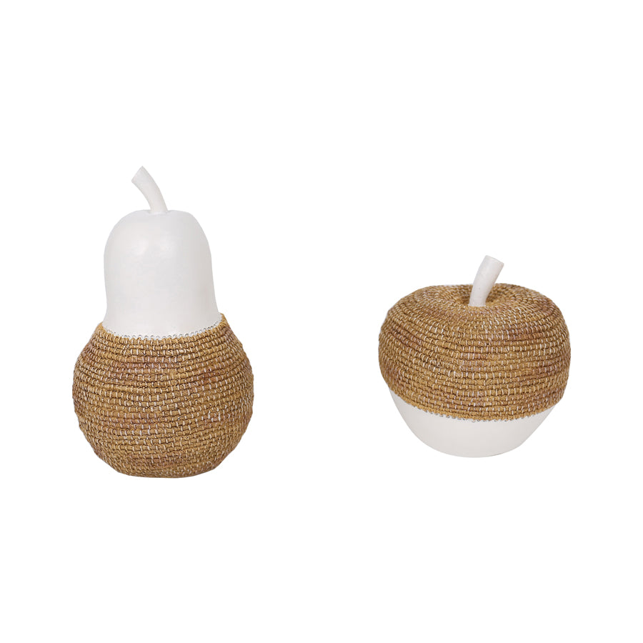 Set Assort Contemporary Hamptons Apple &amp; Pear 13cm