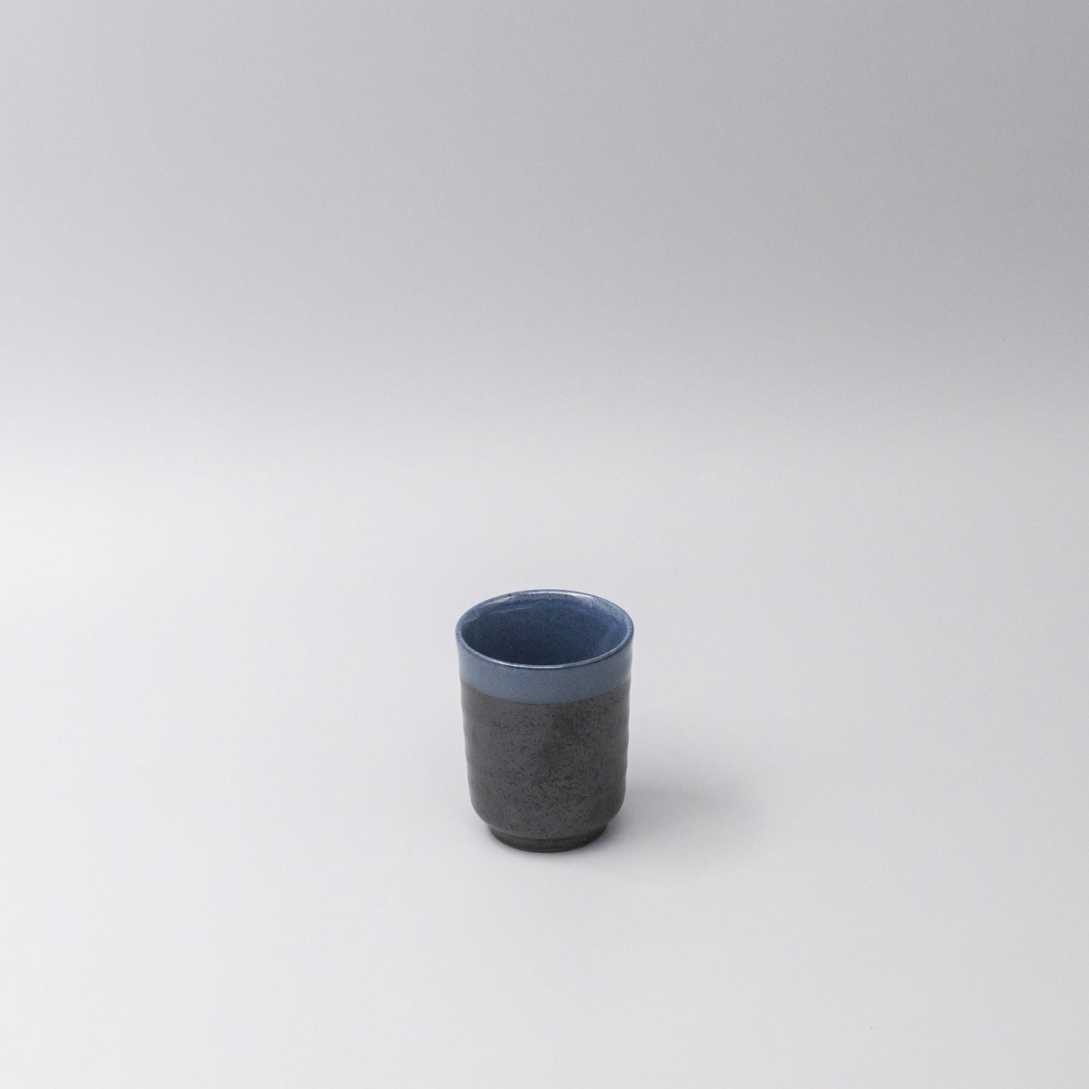 Mug 170ml Blue &amp; Black Glaze