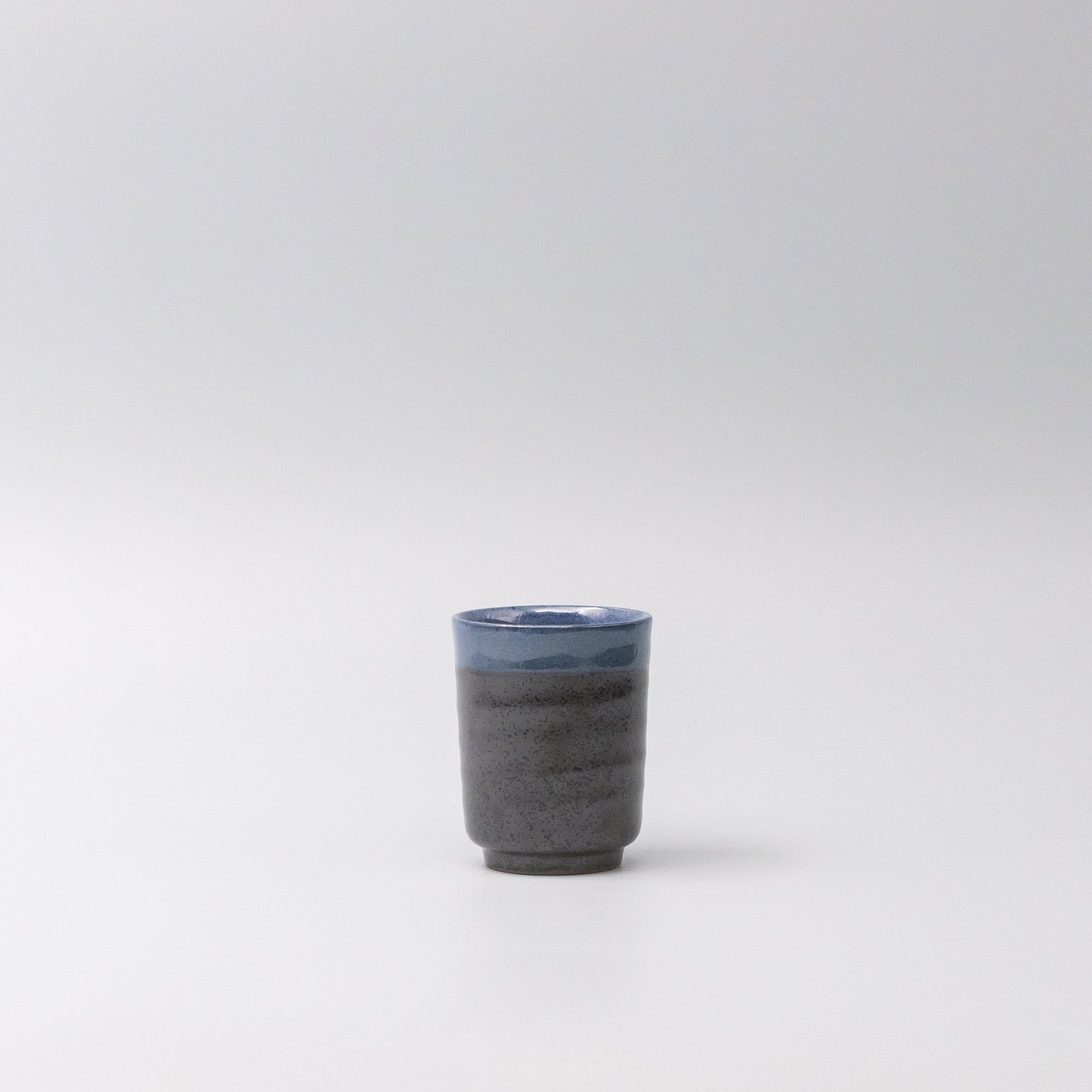 Mug 170ml Blue & Black Glaze