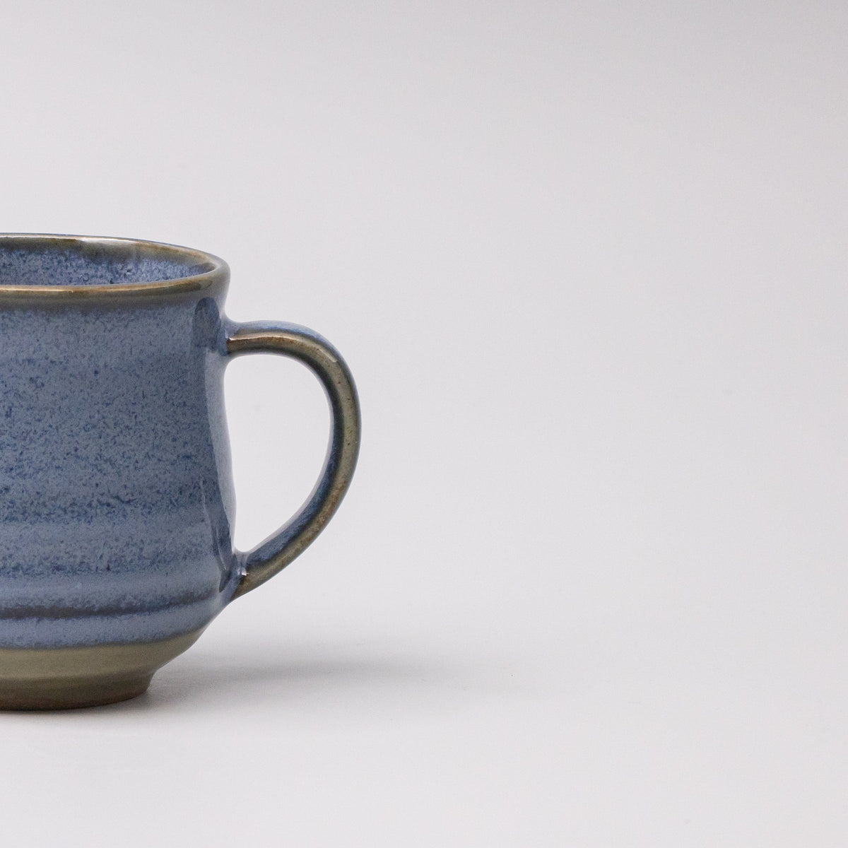 Mug with Handle 230ml Blue Glaze