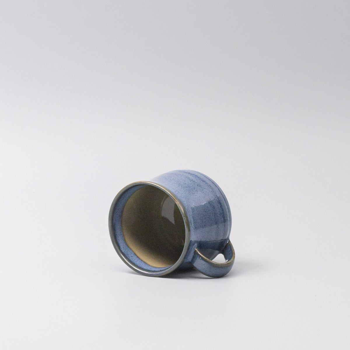 Mug with Handle 230ml Blue Glaze