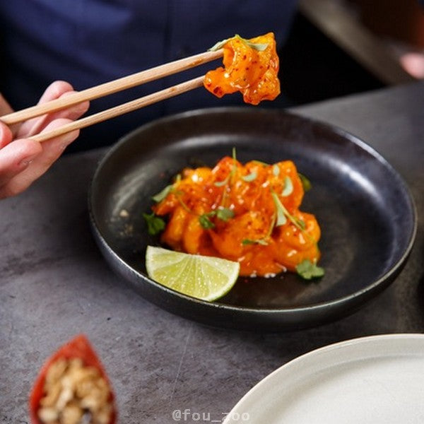 Plate High Rim 22cm Matt and Shiny Glaze