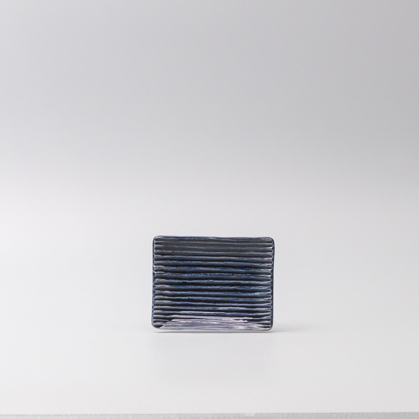 Sauce Dish 10cm Mamezara Blue Contour Glaze