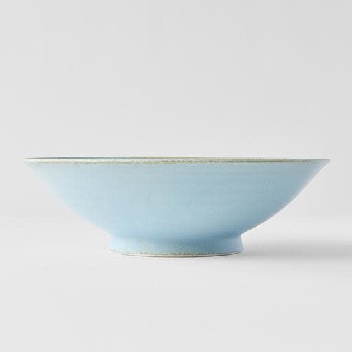Ramen Bowl 24.5cm Soda Blue Glaze