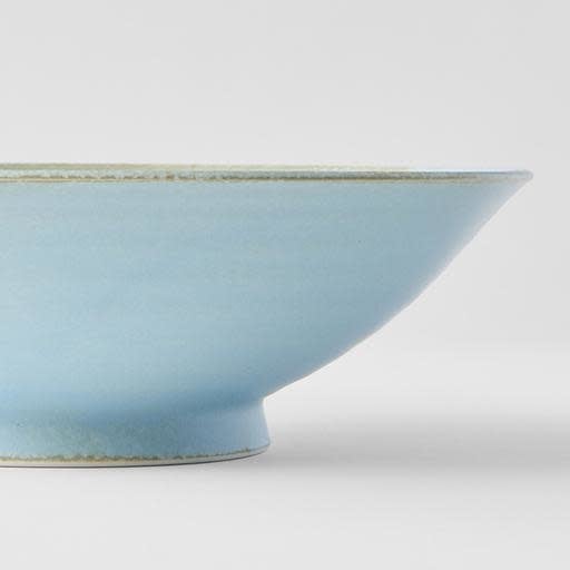 Ramen Bowl 24.5cm Soda Blue Glaze