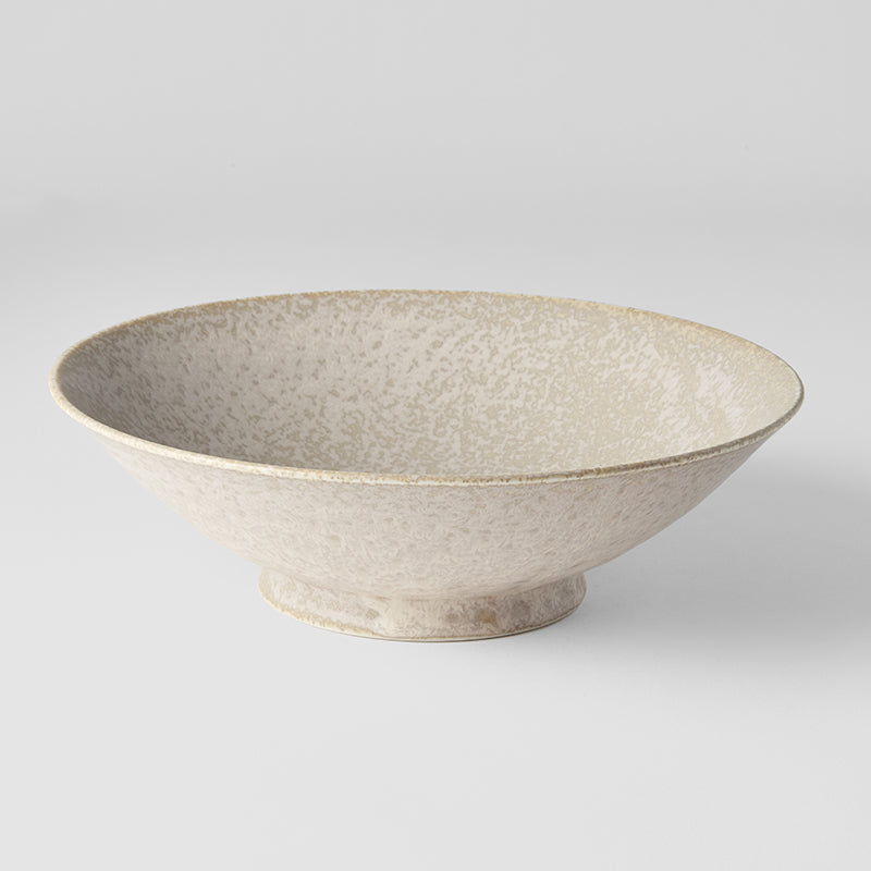 Ramen Bowl 24.5cm White Fade Glaze