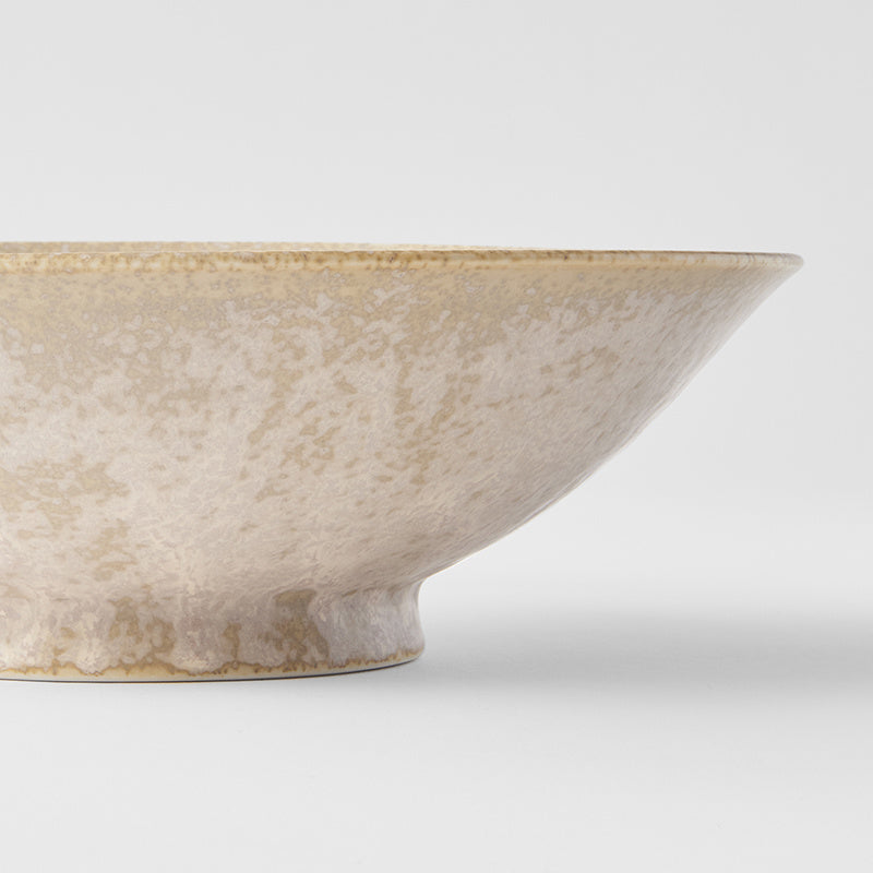 Ramen Bowl 24.5cm White Fade Glaze