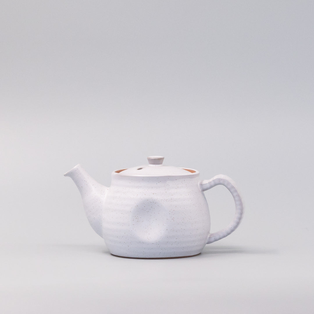Teapot 300ml Speckled White Glaze