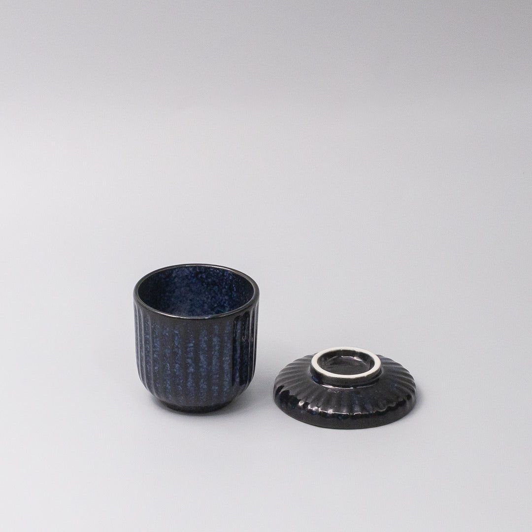 Cup Chawanmushi 170ml Indigo Blue Glaze