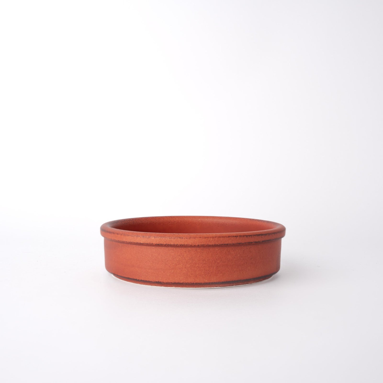 Orange Donabe 14cm Oven Dish Large High Side