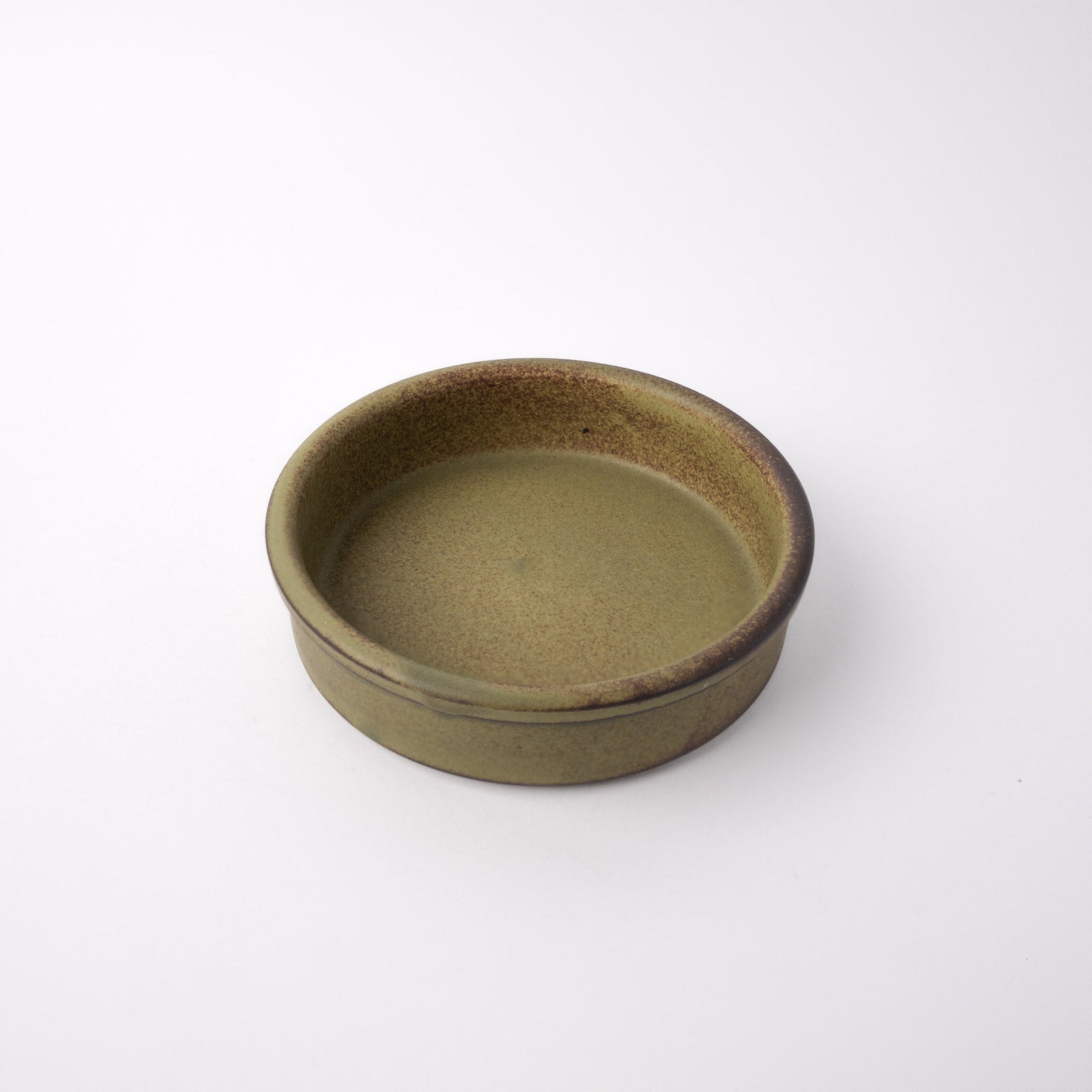 Oven Dish 14cm High Sided Large Green Donabe
