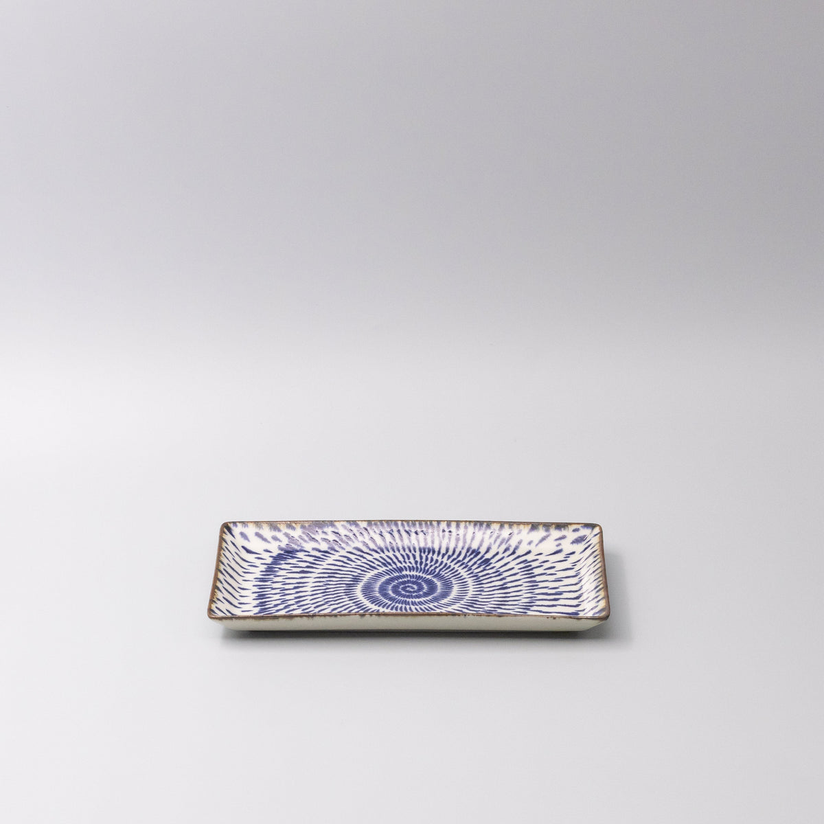 Sushi Plate 25cm Speckled Swirl Design