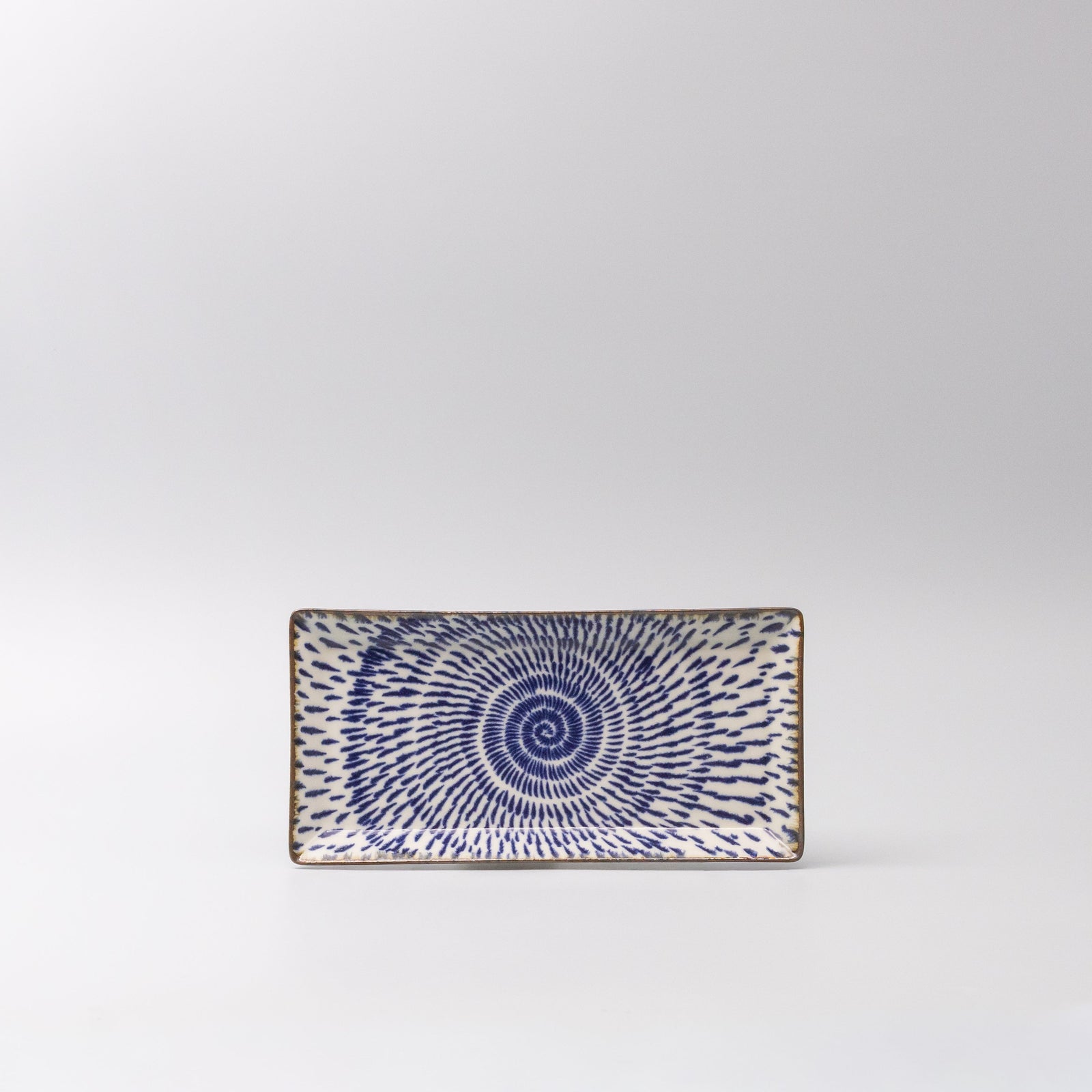 Sushi Plate 25cm Speckled Swirl Design