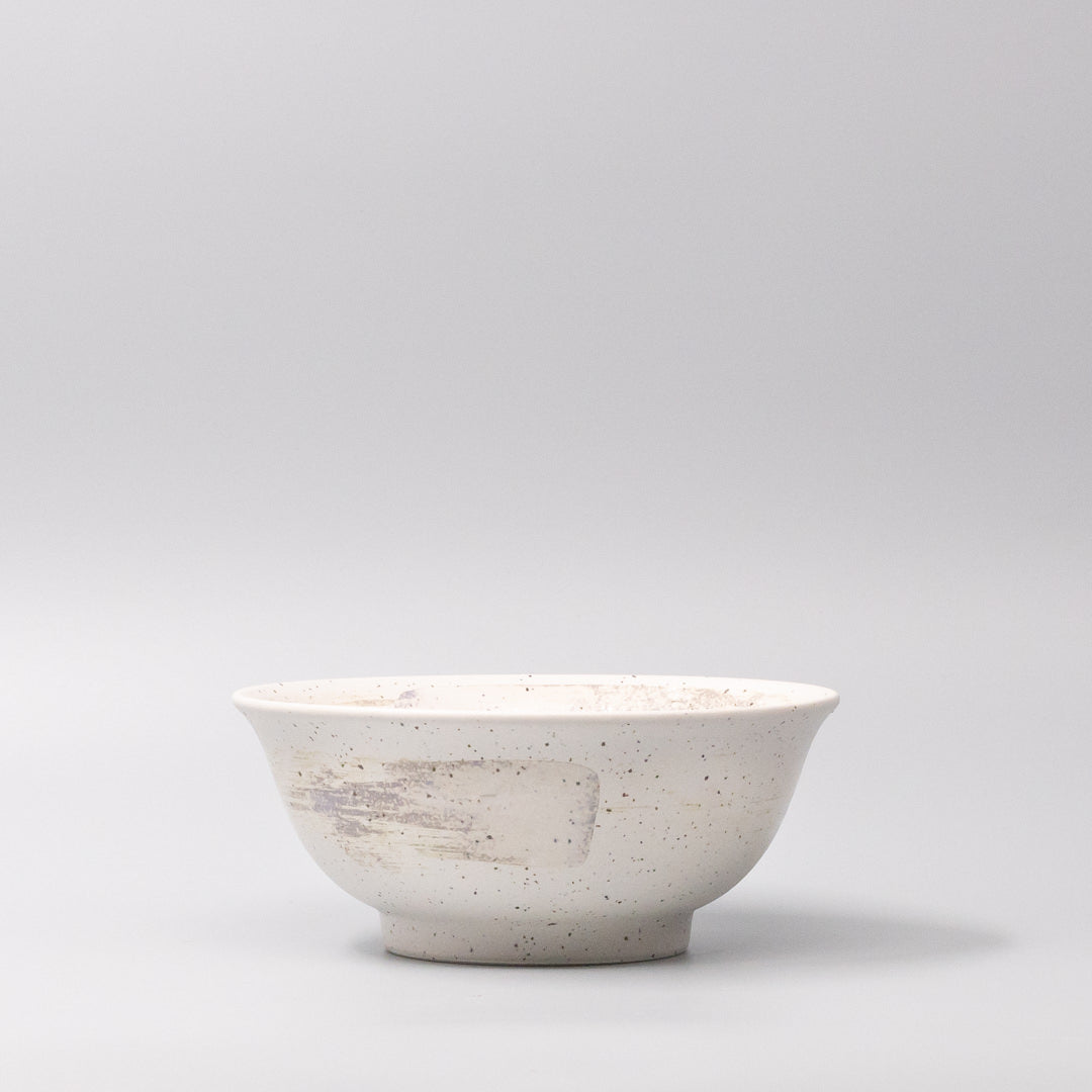 Ramen Bowl 18.5cm Speckled White Zen Glaze