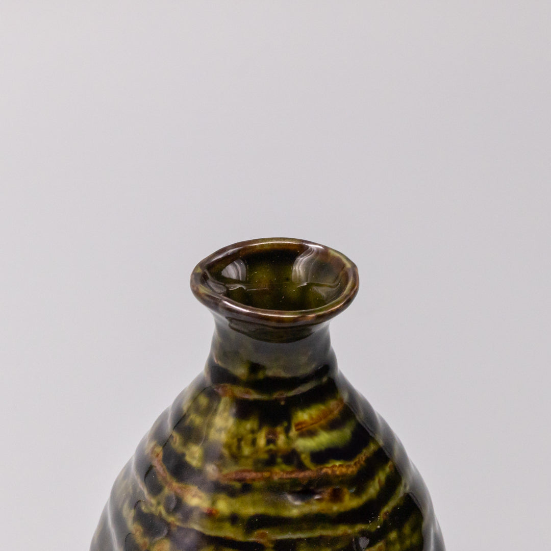 Sake Jug 350ml Sage Brown Glaze
