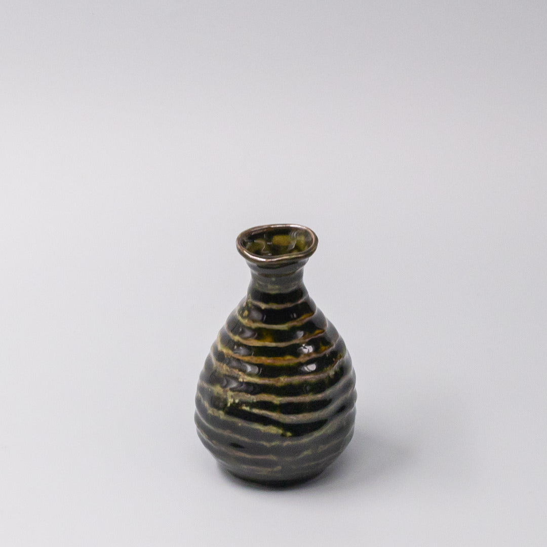 Sake Jug 180ml Sage Brown Glaze