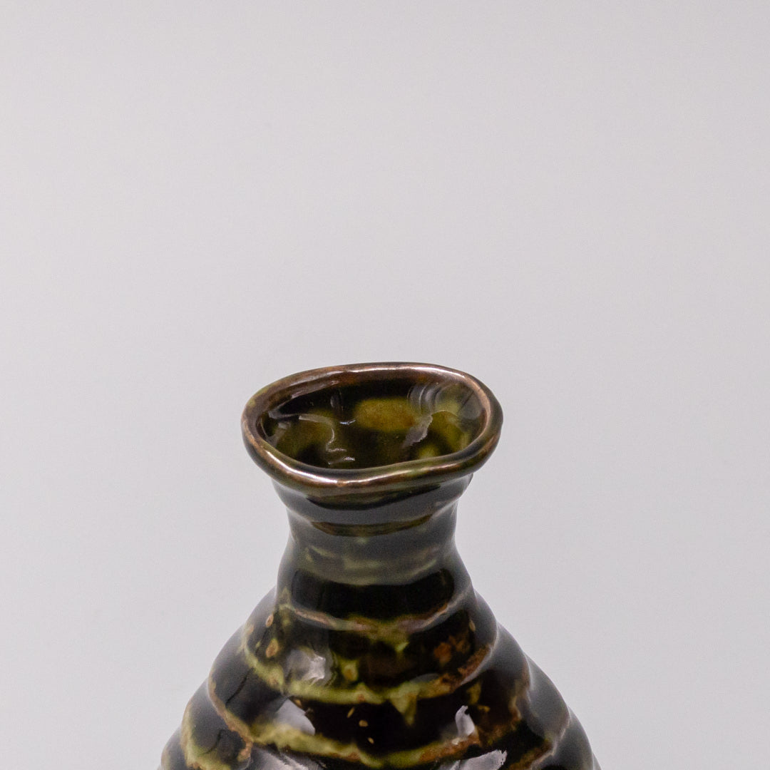 Sake Jug 180ml Sage Brown Glaze
