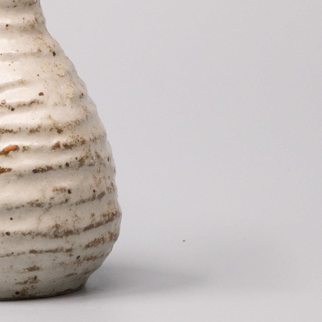 Sake Jug 180ml White Sand Glaze