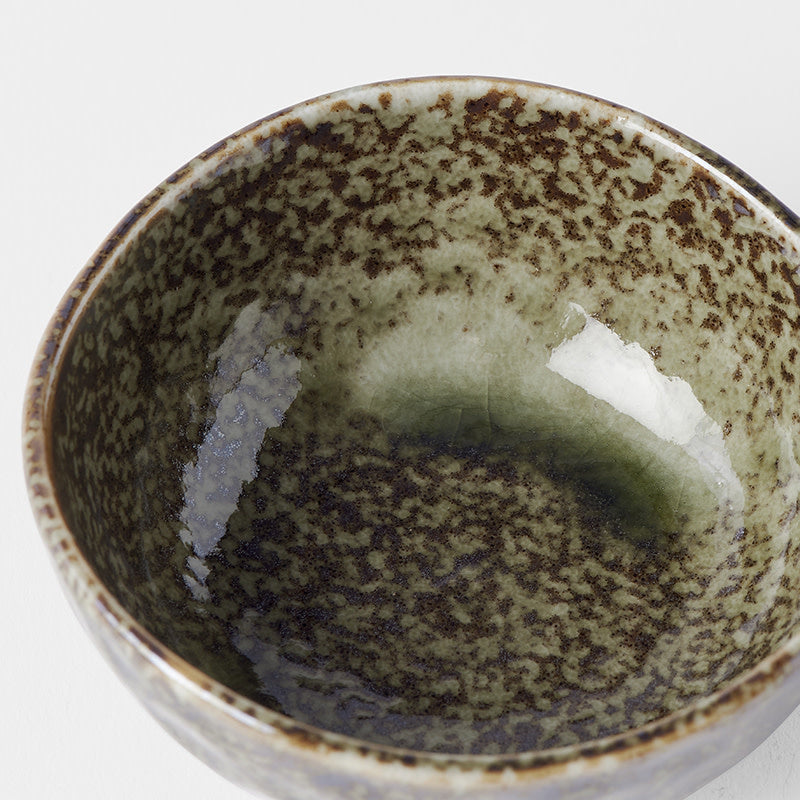 Sauce Dish Organic Shape 8.5cm Sage Green Glaze