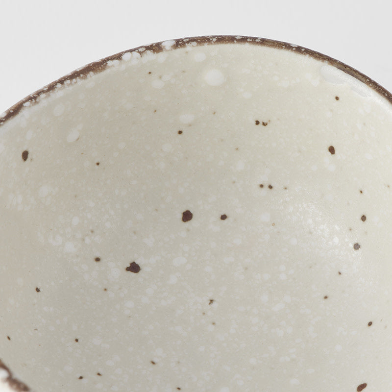 Sauce Dish Organic Shape 8.5cm Fleck Glaze