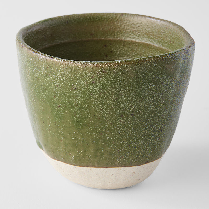 Lopsided Mug 200ml Matcha Green Glaze