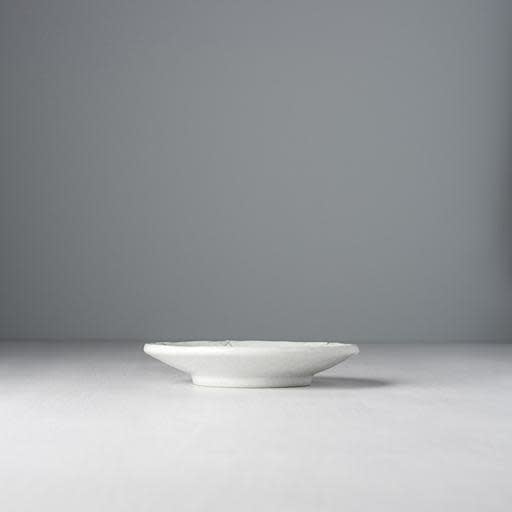 Plate 13cm White Blossom Glaze