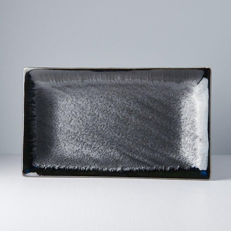 Platter Rectangular 33cm Matt and Shiny Glaze
