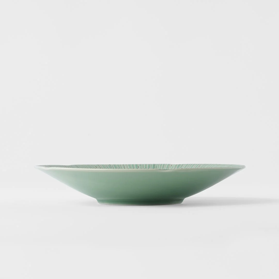 Pasta Bowl 22.5cm Ice Green Glaze