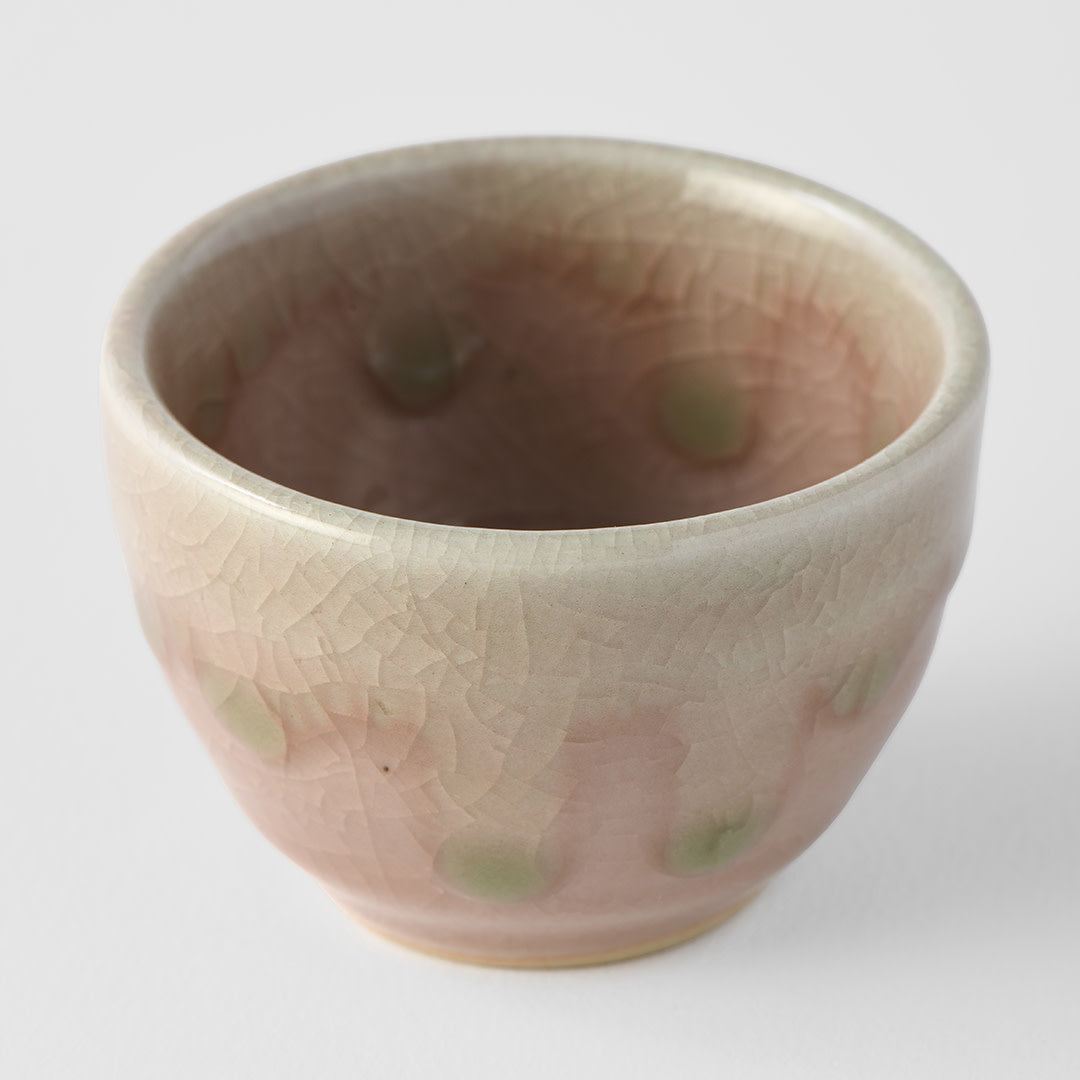 Sake Cup 30ml Blush Pink Glaze