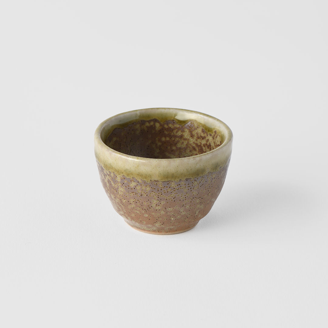 Sake Cup 30ml Light Brown Glaze