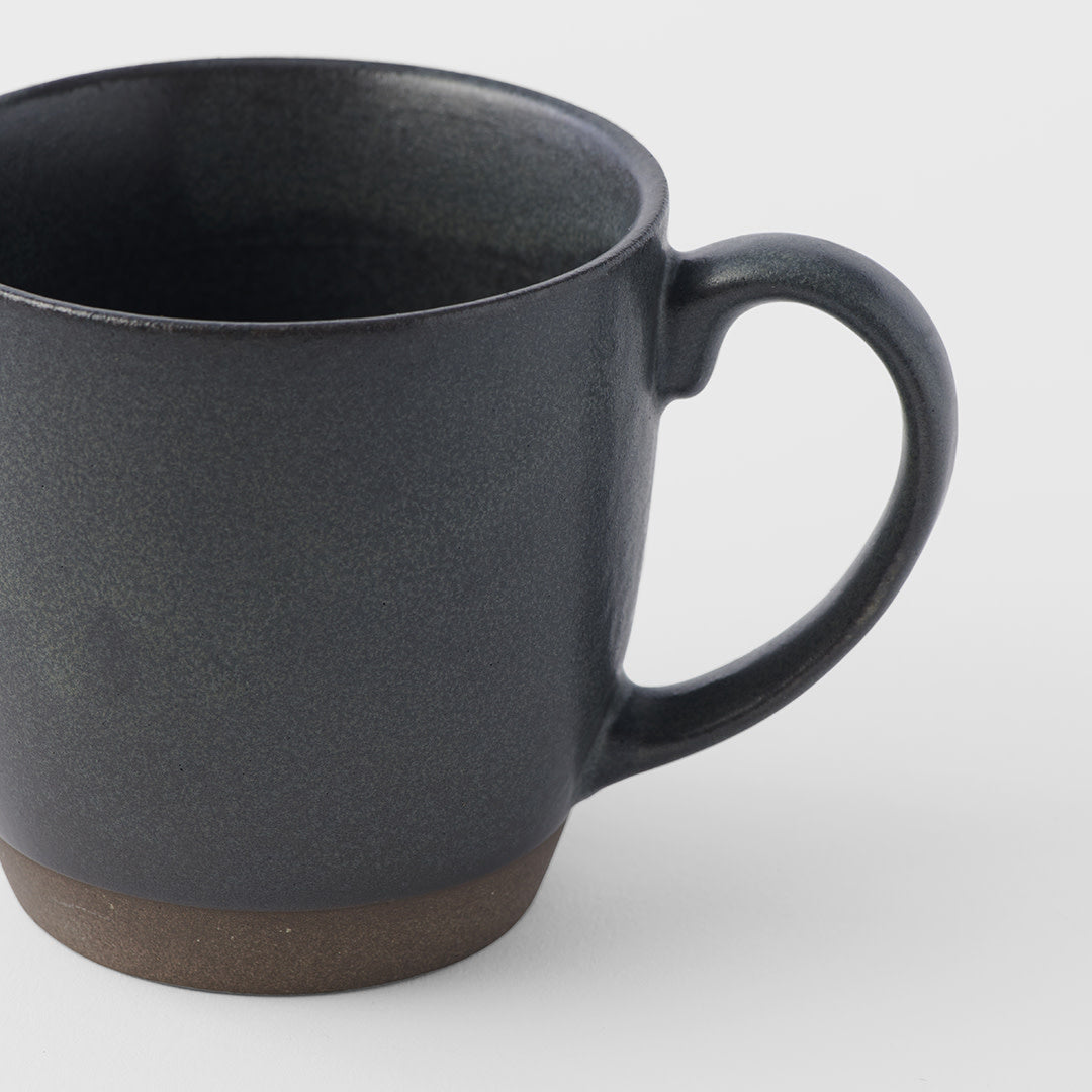 Taiko Mug 265ml Black & Bisque Glaze