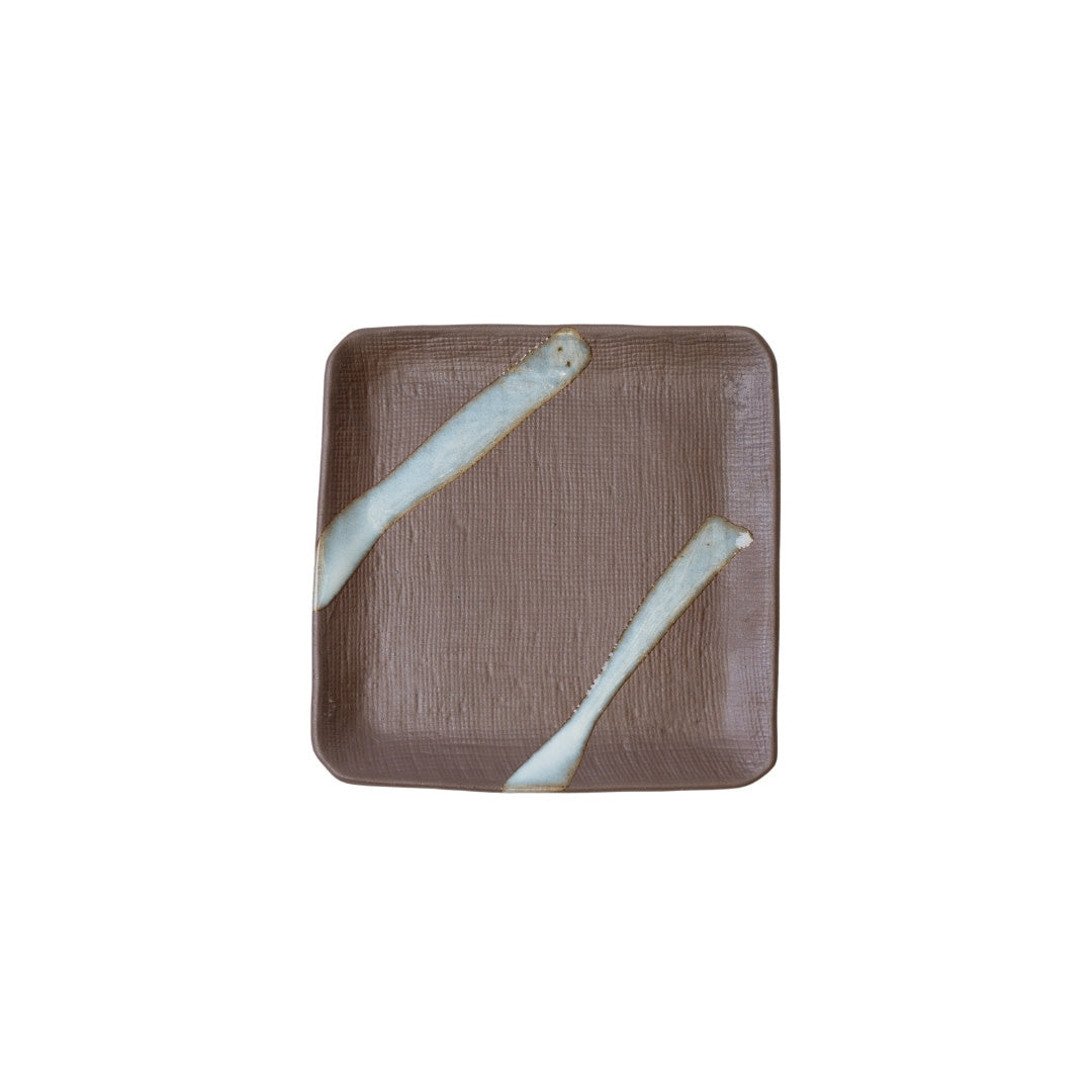 Saucer Apex 12.8cm Cloud Blue Bisque Glaze