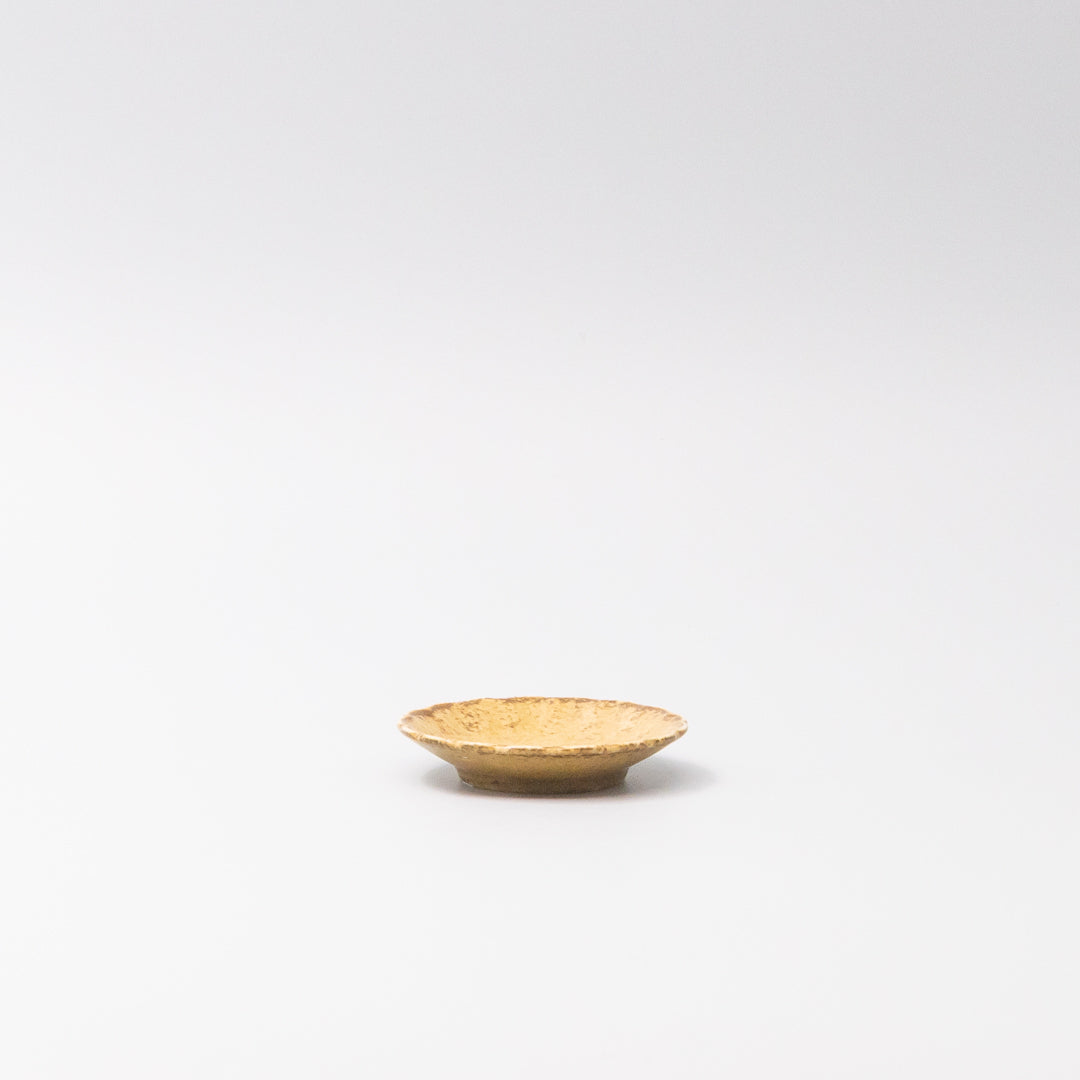 Sauce Dish 8cm Scallop Ochre Fade Glaze
